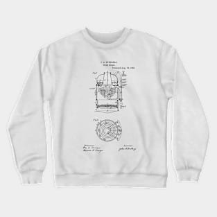 Steam Boiler Vintage Patent Hand Drawing Crewneck Sweatshirt